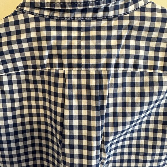 J CREW Gingham Button-Down (THOMAS MASON) [Blue x White] - Picture 7 of 8